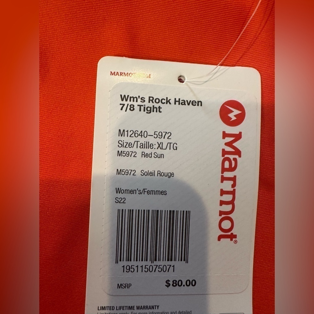 NWT Marmot Rock Haven Leggings XL - Picture 7 of 9